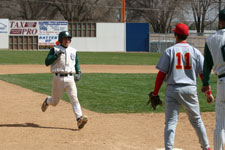 Ayoso up at third base