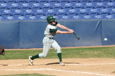 Chad D'Haenens drives in a run