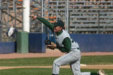 Blake Golding pitching