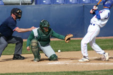 Batter beaned on the throw