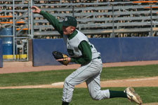 Blake Golding pitches