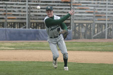 Chad throws to first to end the inning