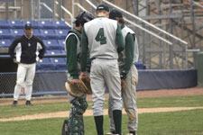 Talk near the mound