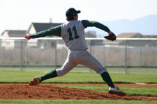 Travis Ayoso pitching