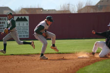 Brock Brimhall takes the throw