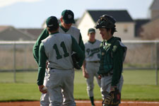 Coach visits the mound