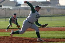 Dave Griner pitches