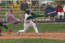 Josh Beasley rips one into the outfield