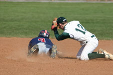 Brock with the tag out