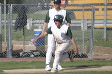 Travis at third base