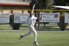 Travis grabs one in foul territory