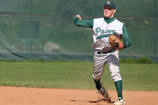 Brock makes the throw to first