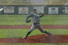 Travis Ayoso pitching