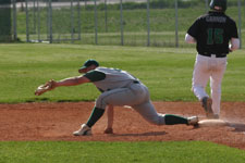 Dave Griner makes the stretch