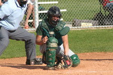 Josh Beasley picks one out of the dirt