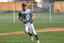 Chad D'Haenens after charge throw to first