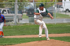 Travis on the mound